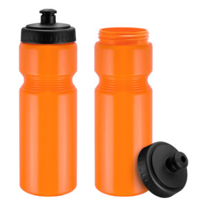 Botella plástica 14 Botella plástica personalizable, color naranjo