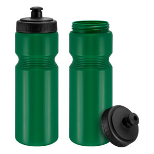 Botella plástica 16 Botella plástica personalizable, color verde