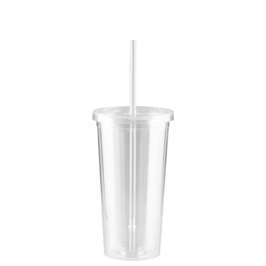Vaso plástico doble pared aislante 600cc 1 Vaso plástico doble pared aislante 600cc