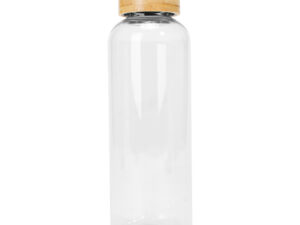 Botella pet tapa bamboo personalizable, vista 2