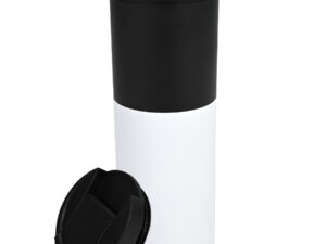 Mug t&eacute;rmico bicolor highway 450cc personalizable, vista 2