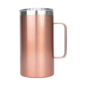 Mug met&aacute;lico encobrizado 700cc personalizable, vista 2