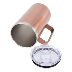 Mug met&aacute;lico encobrizado 700cc personalizable, vista 3