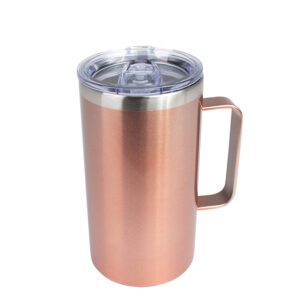 Mug metálico encobrizado 700cc personalizable