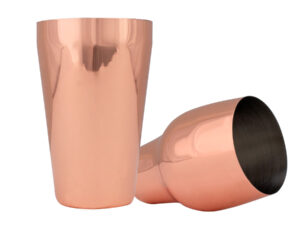 Set de Cóctel metálico Encobrizado