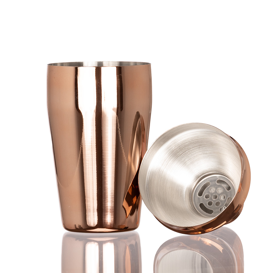 Coctelera metálica encobrizada copper 500cc 3 Coctelera metálica encobrizada copper 500cc - Imagen 3