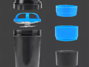 Vaso gym para batidos proteína shake, con 4 compartimentos. 13 M90 1 1