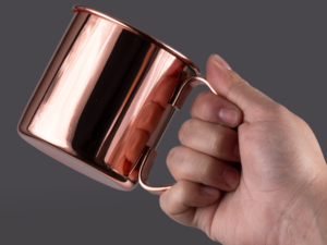 Tazón metálico Encobrizado Copper 1/2 L