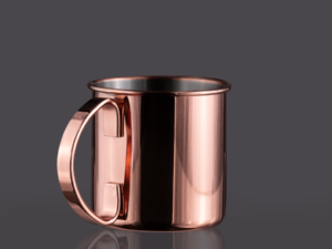 Tazón metálico Encobrizado Copper 1/2 L 13 M96 44 03 1