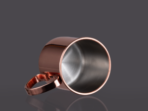 Tazón metálico Encobrizado Copper 1/2 L 16 M96 44 06 1