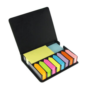 Set post it de PU negro personalizable