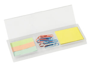 Porta post-it con clips