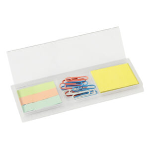 Porta post-it con clips personalizable