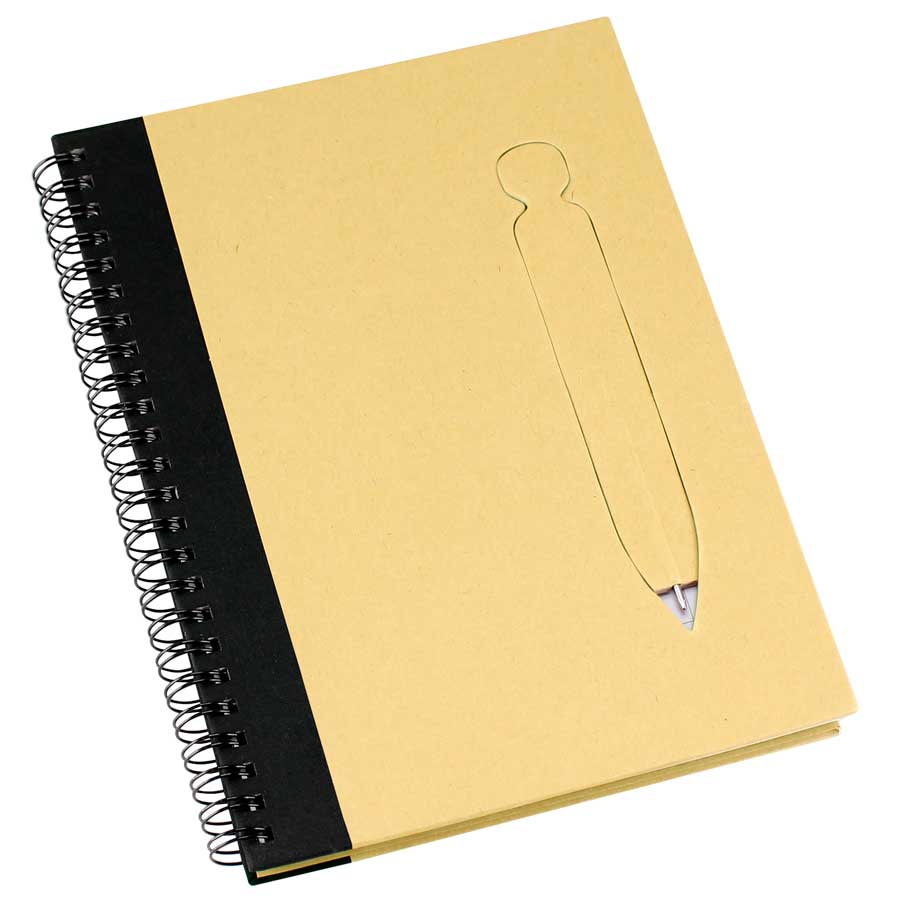 Cuaderno ecológico tapa dura 8 Cuaderno ecológico tapa dura personalizable, vista 8