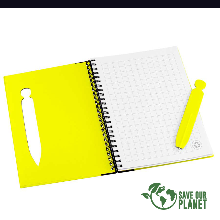 Cuaderno ecológico tapa dura 1 Cuaderno ecológico tapa dura personalizable