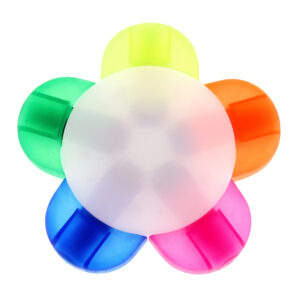 Multidestacador 5 colores personalizable, vista 2
