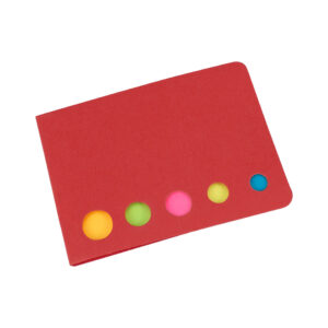 Set Banderitas Adhesivas Ecológico 9 Set banderitas adhesivas ecológico personalizable, color rojo