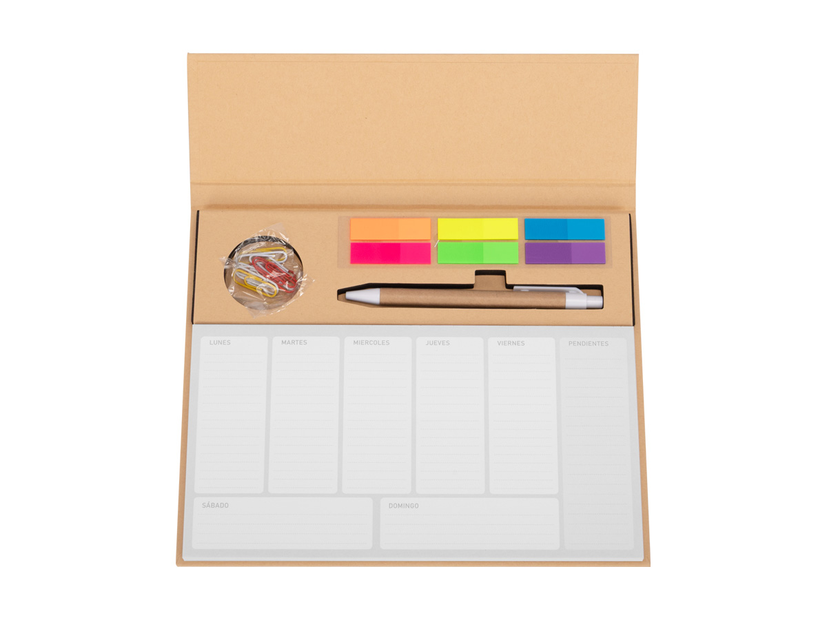 Set de Escritorio ALTUS con Planner semanal 2 Set de Escritorio ALTUS con Planner semanal - Imagen 2