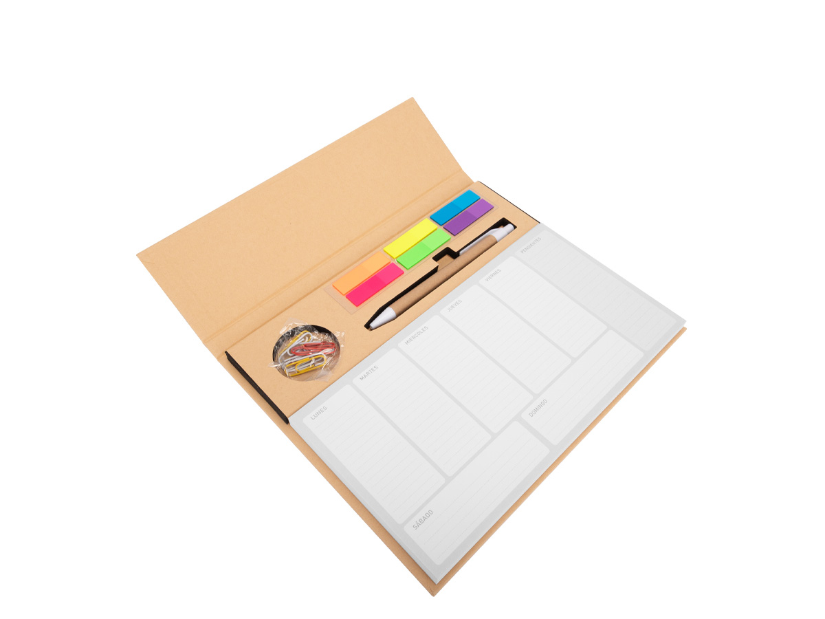 Set de Escritorio ALTUS con Planner semanal 1 Set de Escritorio ALTUS con Planner semanal