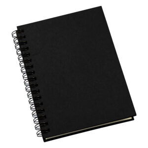 Libreta ecológica tapa dura 10 Libreta ecológica tapa dura personalizable, color negro