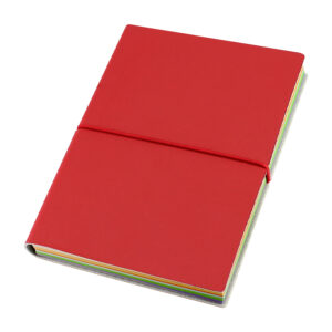 Libreta de PU high class 10 Libreta de PU high class personalizable, color rojo