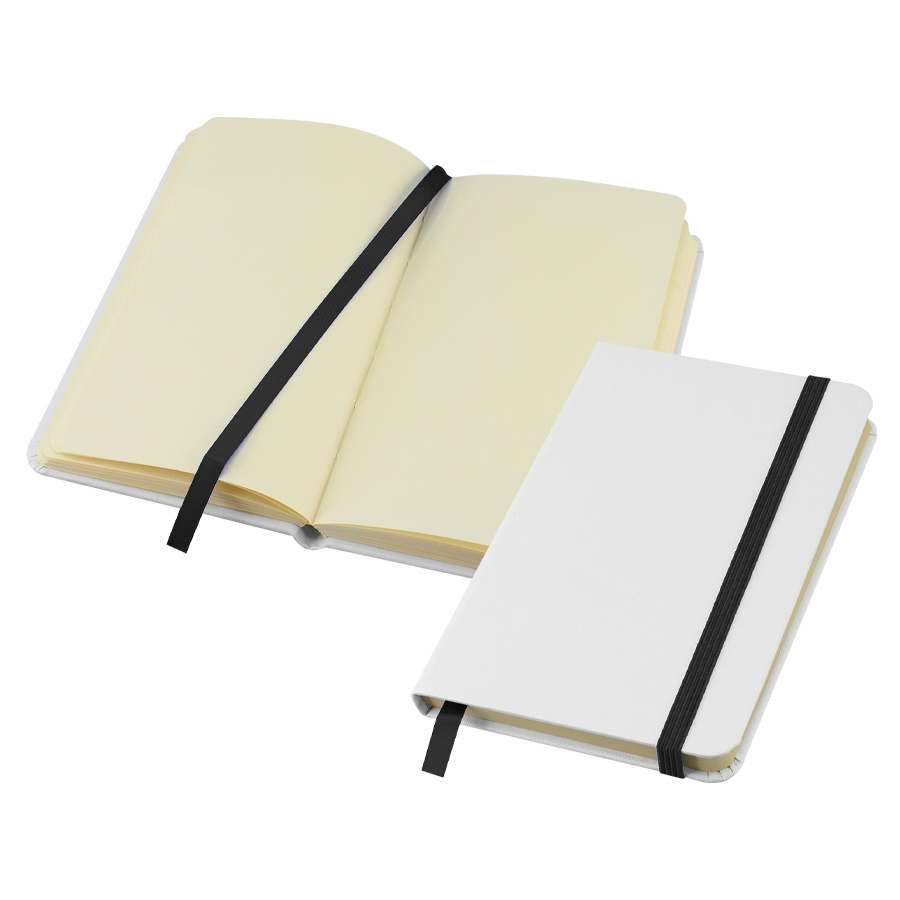 Libreta whiteskine 4 Libreta whiteskine personalizable, color negro