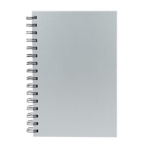 Cuaderno matemáticas tapa dura plateada. 5 Cuaderno matemáticas tapa dura plateada. personalizable, vista 2