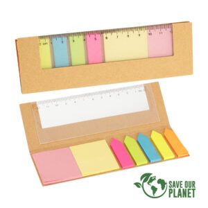 Set ecológico con regla personalizable