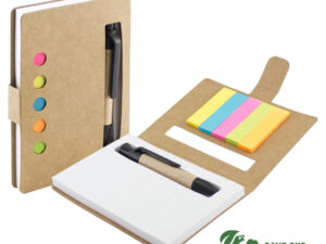 Memo set ecológico con bolígrafo