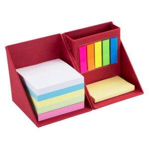 Memo set cubo ecológico con porta-lápices 15 Memo set cubo ecológico con porta-lápices personalizable, vista 6
