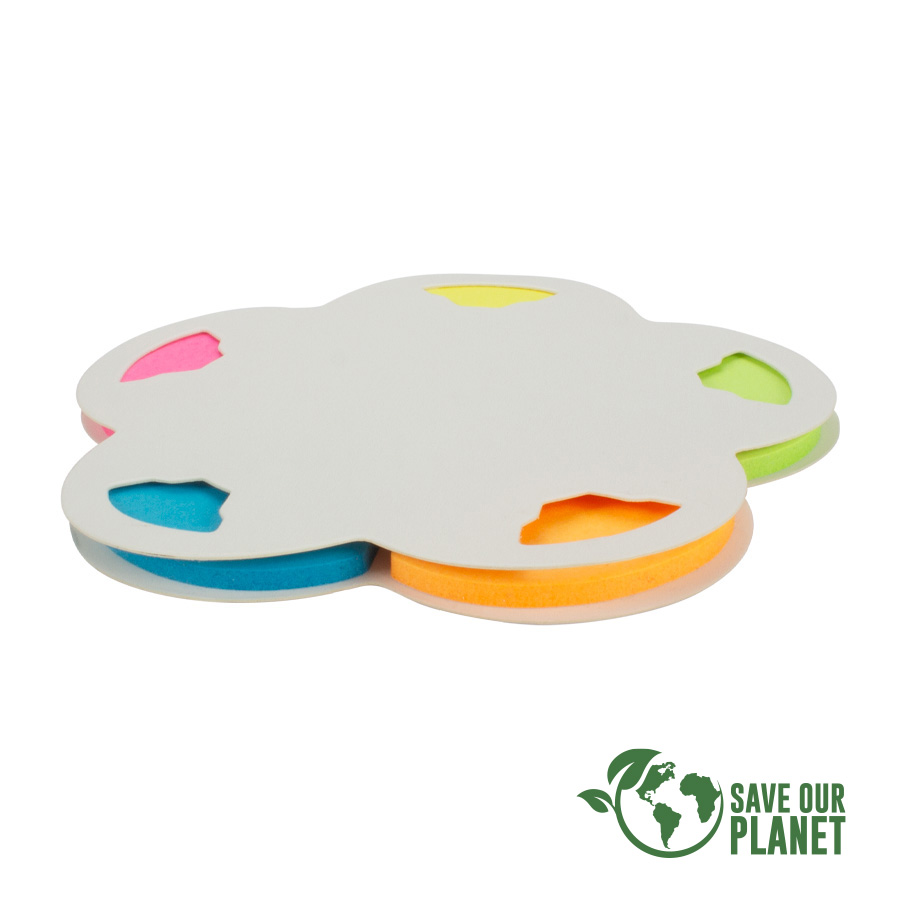 Memo set ecológico flower 1 Memo set ecológico flower personalizable
