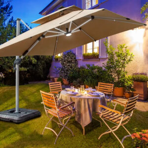 Quitasol Windproof 3x3m 10 Quitasol Windproof - UV - LED de 3x3M personalizable, vista 4