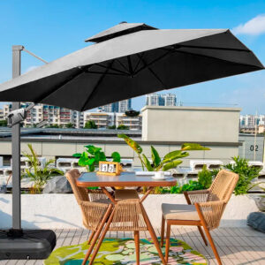 Quitasol Windproof 3x3m 9 Quitasol Windproof - UV - LED de 3x3M personalizable, vista 3