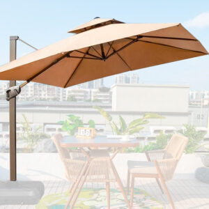 Quitasol Windproof - UV - LED de 3x3M personalizable