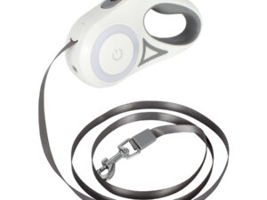 Correa extensible de 3mts para mascota, con linternas LED