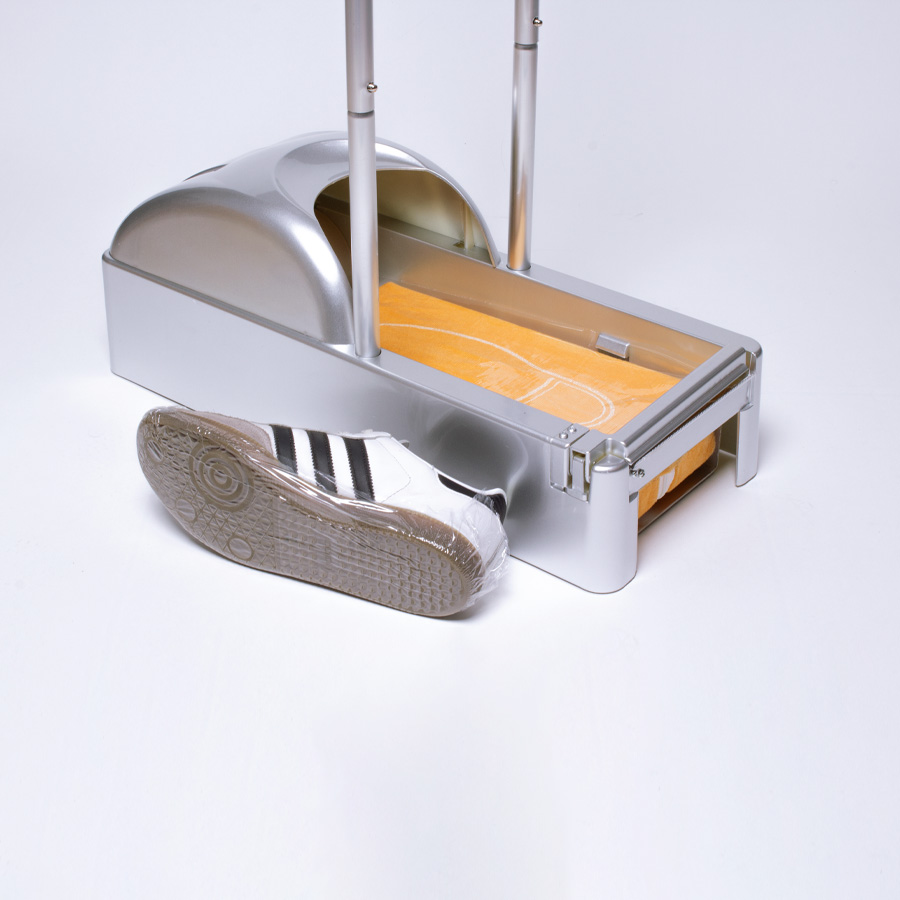 Dispensador cubre-calzado 1 Dispensador cubre-calzado personalizable