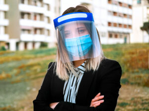 Face shield - escudo facial 10 unidades