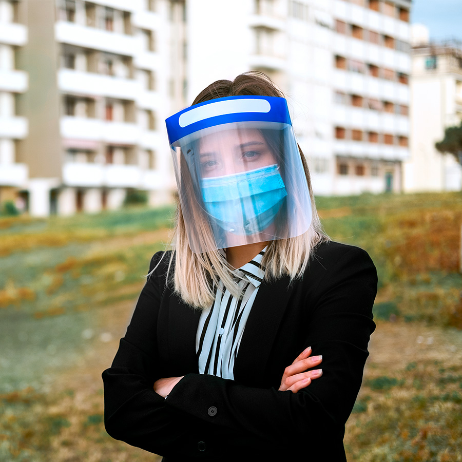 Face shield - escudo facial 10 unidades 1 Face shield - escudo facial 10 unidades personalizable