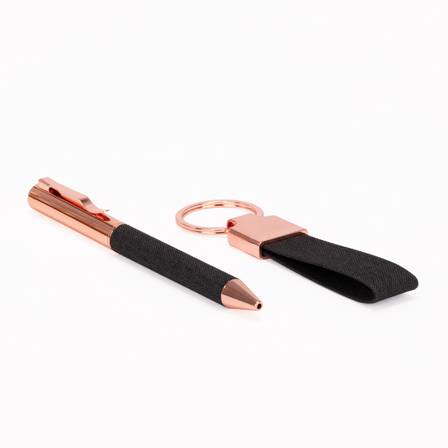 Set de regalo mine negro con detalles encobrizados. 6 Set de regalo mine negro con detalles encobrizados. - Imagen 6