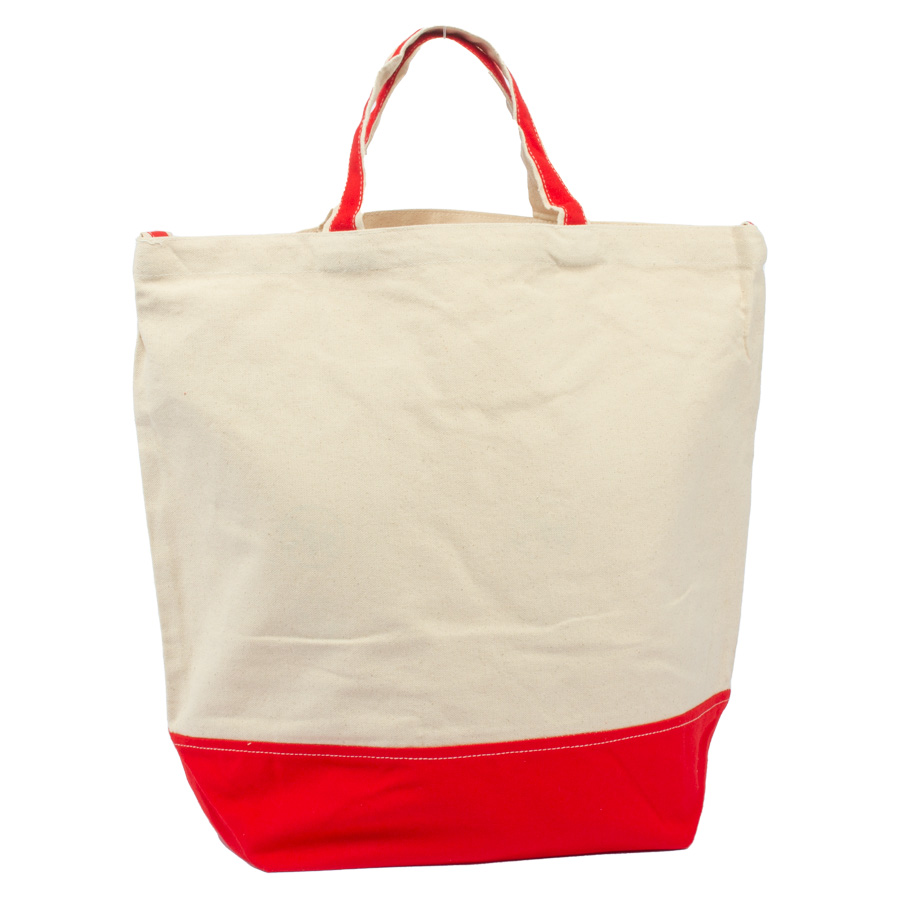 Bolsa Shopper Algodón 10 Onzas 5 Bolsa shopper canvas algodón 10 onzas personalizable, vista 5