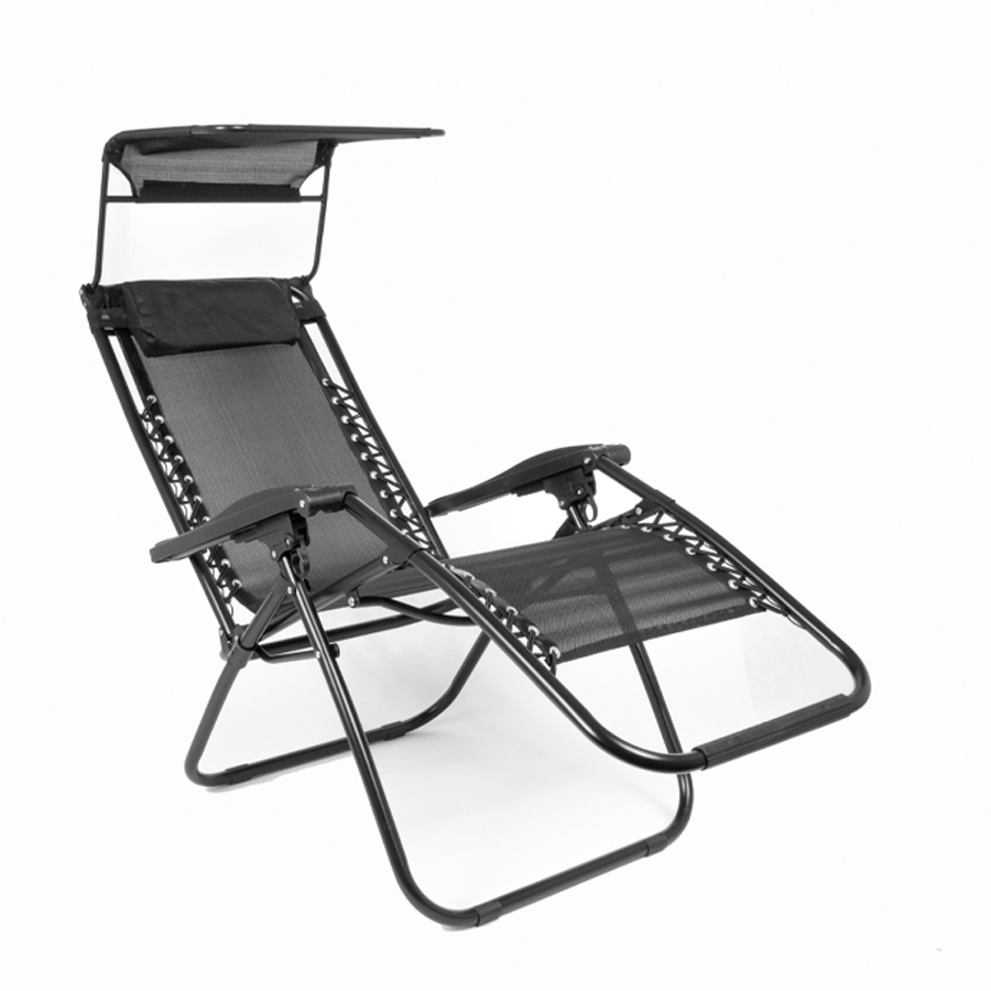 Reposera Plegable Con Toldo 3 Reposera Plegable Con Toldo - Imagen 3