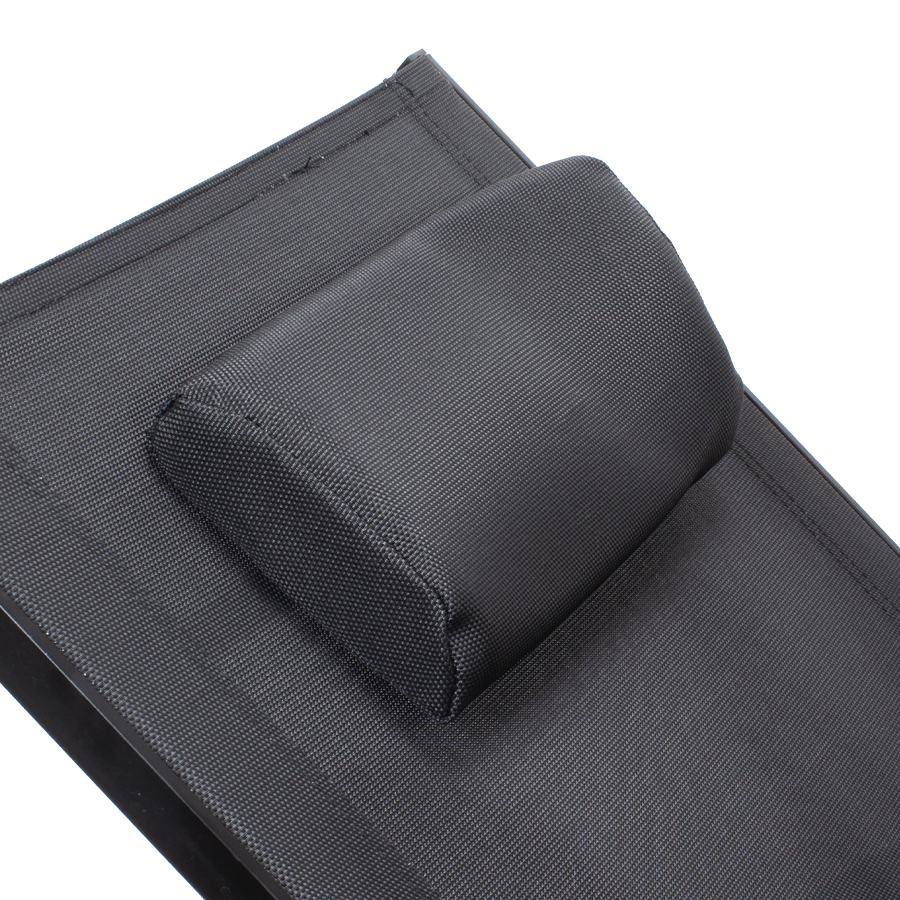 Reposera Mecedora Negra Con Apoya-Brazos 5 Reposera Mecedora Negra Con Apoya-Brazos - Imagen 5