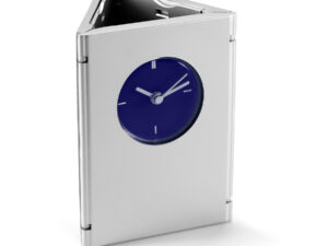 Porta lápices con reloj
