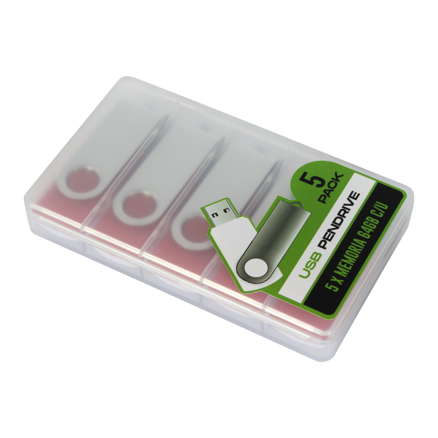 Set 5 USB pendrive 64gb 9 Set 5 USB pendrive 64gb personalizable, vista 9