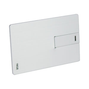 Usb pendrive 16gb credit card plateado. 6 Usb pendrive 16gb credit card plateado. personalizable, vista 2