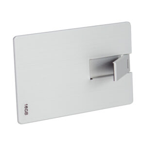 Usb pendrive 16gb credit card plateado. 7 Usb pendrive 16gb credit card plateado. personalizable, vista 3