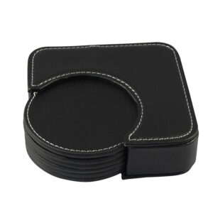 Posavasos eco cuero personalizable, vista 2