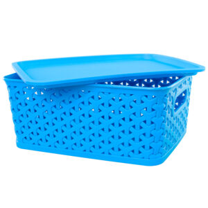 Canasto plástico 5 lt con tapa personalizable
