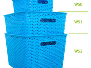 Canasto plástico 24 lt con tapa 7 W50 51 52 2 1