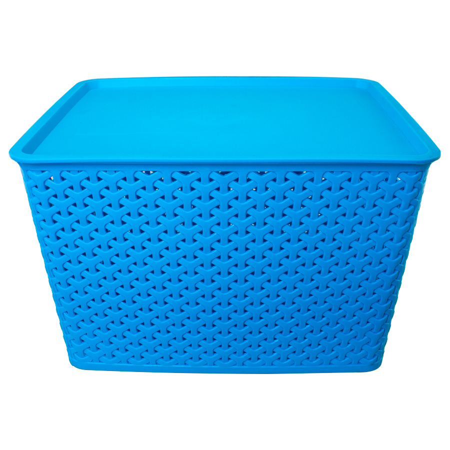 Canasto plástico 24 lt con tapa 3 Canasto plástico 24 lt con tapa - Imagen 3